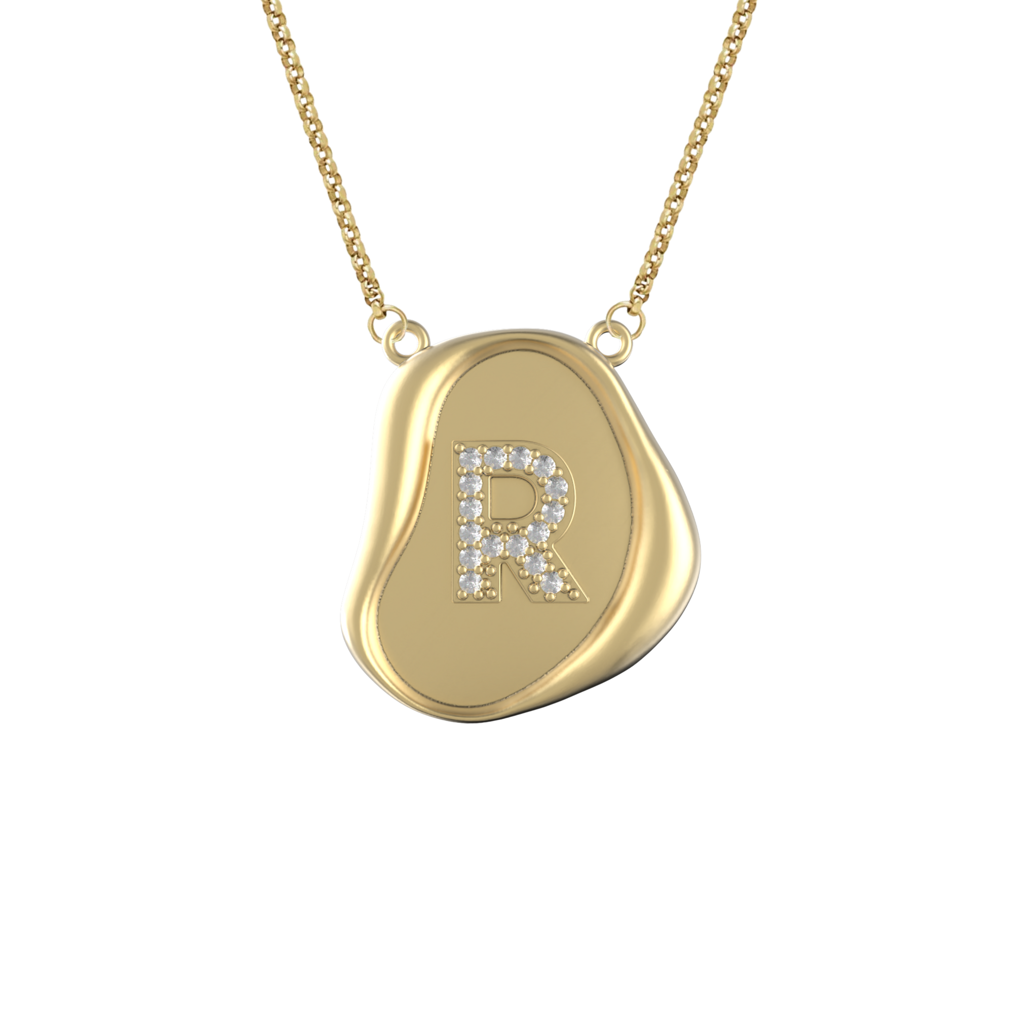 Wax Seal Initial Pendant