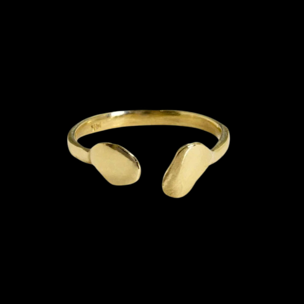 Buried Treasure Split Ring - Corvo Jewelry By Lily Raven - 14k Gold Jewelry