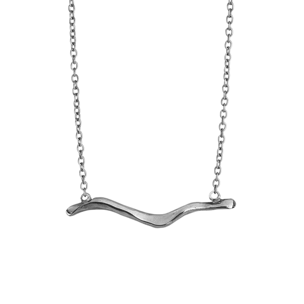 14k gold Necklace - Mighty Oak Branch Necklace - Corvo Jewelry by Lily Raven