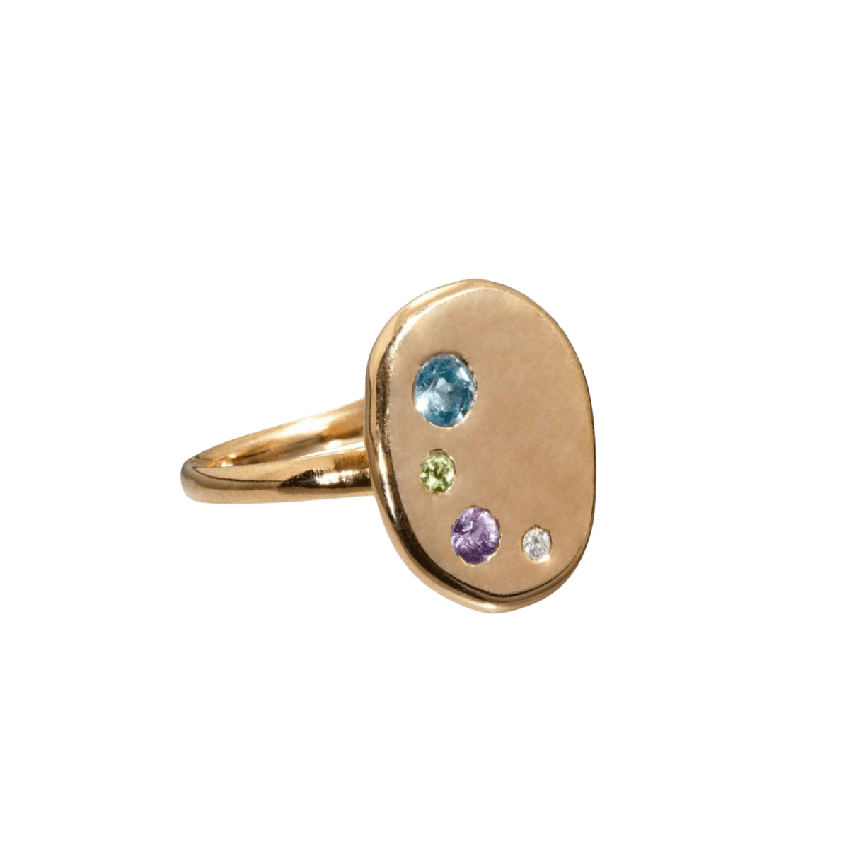 14k gold Rings - Worlds Away Ring - Corvo Jewelry by Lily Raven