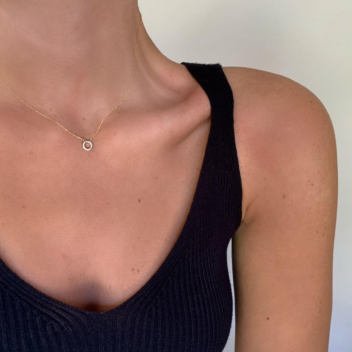 Asexual Symbol Necklace - Corvo Jewelry By Lily Raven - 14k Gold Jewelry