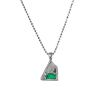 Corvus Emerald and Black Diamond Necklace