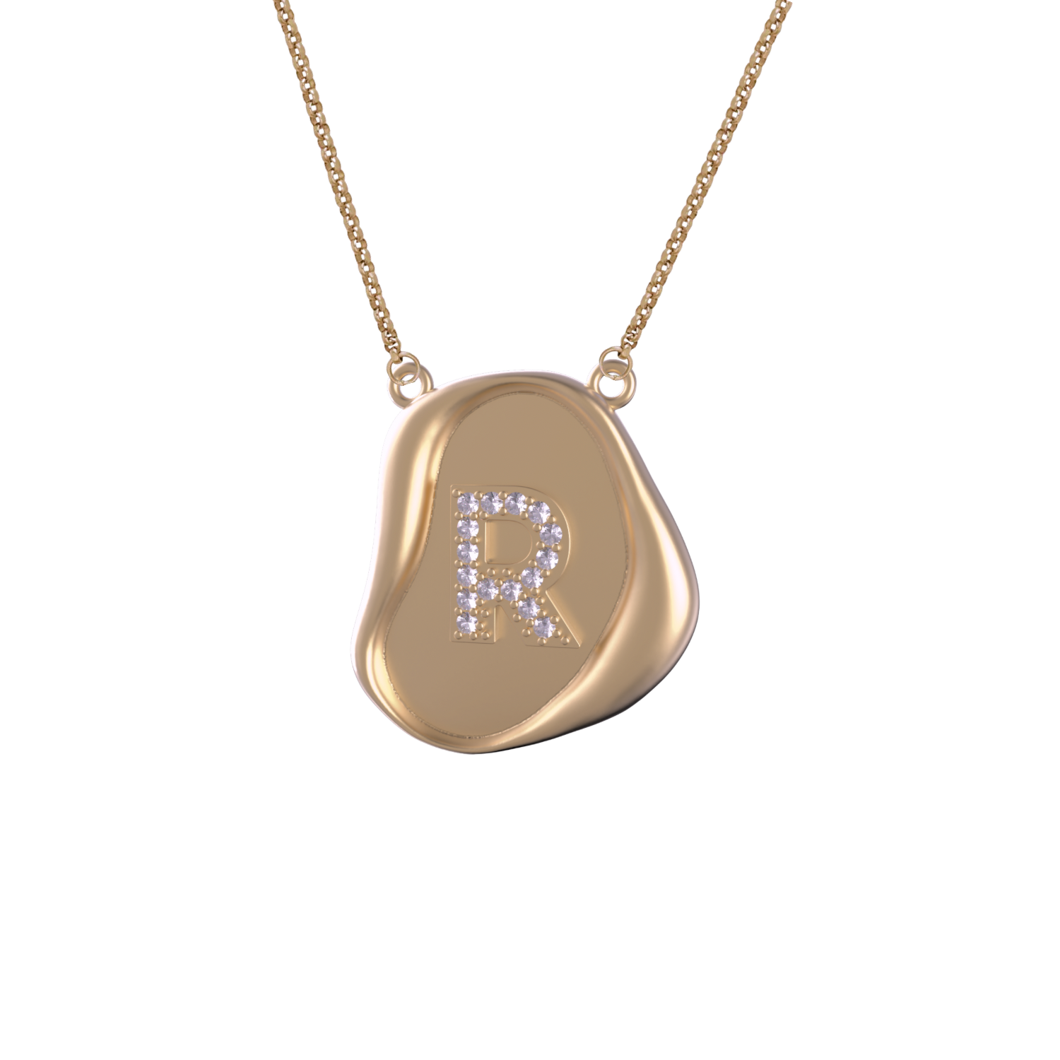 Wax Seal Initial Pendant