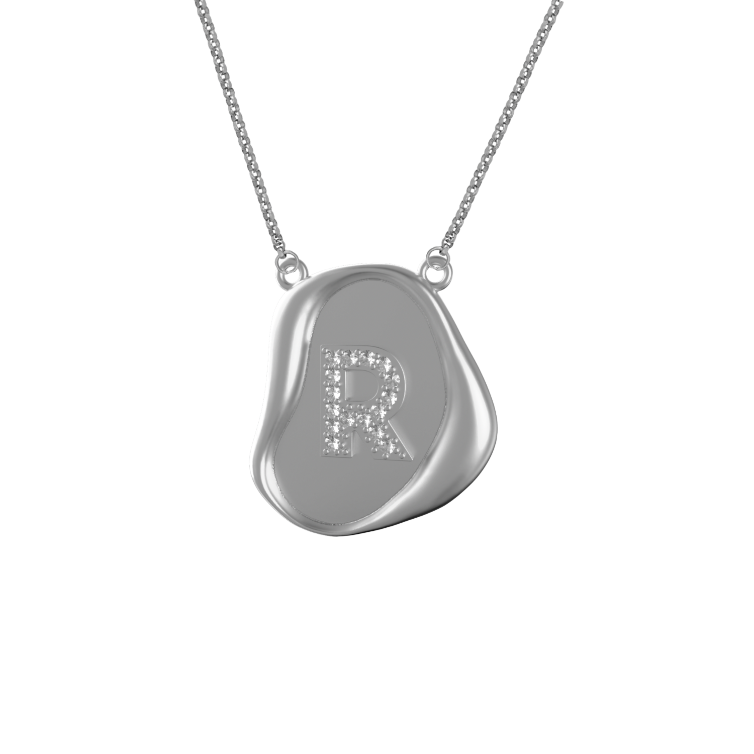 Wax Seal Initial Pendant