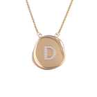 Round Wax Seal Initial Pendant