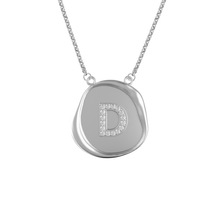 Round Wax Seal Initial Pendant