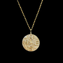 Compass Coin Necklace - Corvo Jewelry By Lily Raven - 14k Gold Jewelry