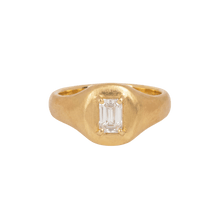 14k gold Rings - Cecilia Baguette Diamond Ring - Corvo Jewelry by Lily Raven