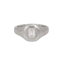 14k gold Rings - Cecilia Baguette Diamond Ring - Corvo Jewelry by Lily Raven