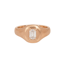 14k gold Rings - Cecilia Baguette Diamond Ring - Corvo Jewelry by Lily Raven