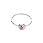 14k gold Rings - Concentric Circles Pink Sapphire Ring - Corvo Jewelry by Lily Raven