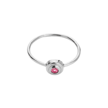 14k gold Rings - Concentric Circles Pink Sapphire Ring - Corvo Jewelry by Lily Raven
