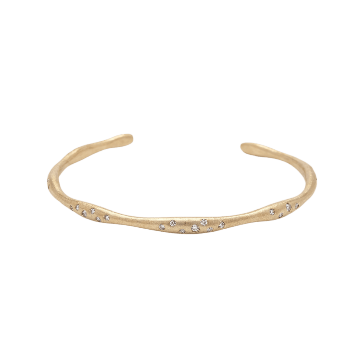 14k gold Bracelet - Conduit Cuff Bracelet - Corvo Jewelry by Lily Raven
