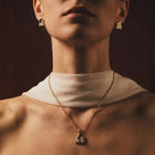 14k gold Necklace - Corvus Diamond Necklace - Corvo Jewelry by Lily Raven