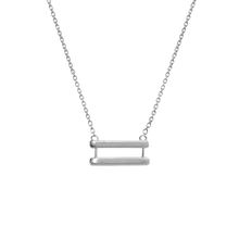 14k gold Necklace - Equality Symbol Necklace - Corvo Jewelry by Lily Raven