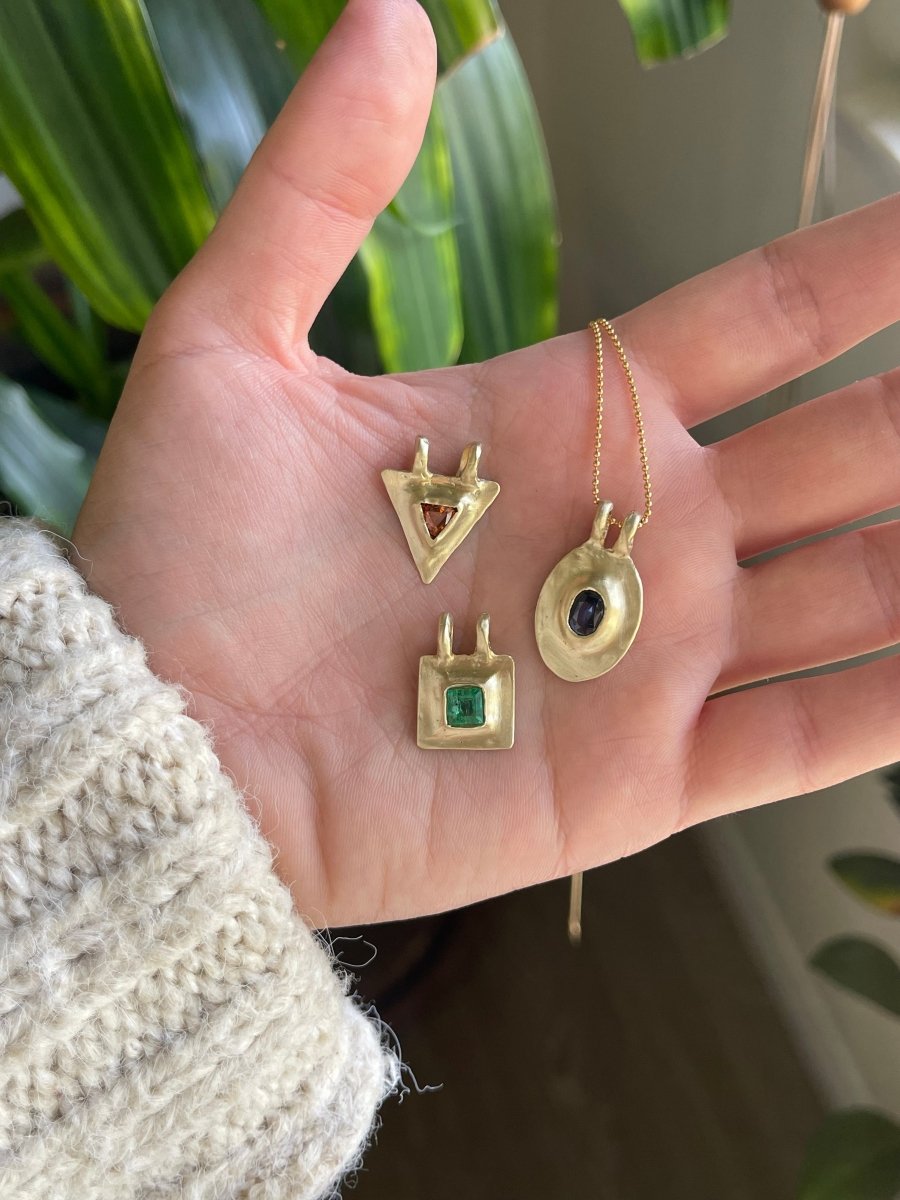 14k gold - Fated Necklace - Corvo Jewelry by Lily Raven