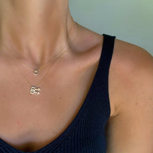 14k gold Necklace - Gay Symbol Necklace - Corvo Jewelry by Lily Raven
