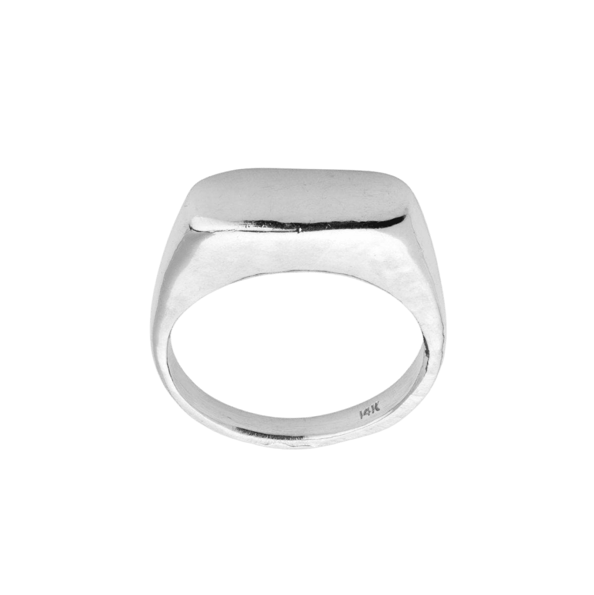 14k gold Rings - Levitate Signet Ring - Corvo Jewelry by Lily Raven