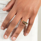 14k gold Rings - Levitate Signet Ring - Corvo Jewelry by Lily Raven