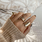 14k gold Rings - Levitate Signet Ring - Corvo Jewelry by Lily Raven