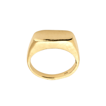 14k gold Rings - Levitate Signet Ring - Corvo Jewelry by Lily Raven