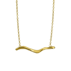 14k gold Necklace - Mighty Oak Branch Necklace - Corvo Jewelry by Lily Raven