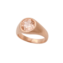 14k gold Rings - Oracle Morganite Ring - Corvo Jewelry by Lily Raven
