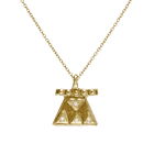 14k gold Necklace - Perspective Diamond Necklace - Corvo Jewelry by Lily Raven