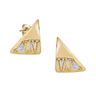 14k gold Earrings - Rise Earrings - Corvo Jewelry by Lily Raven