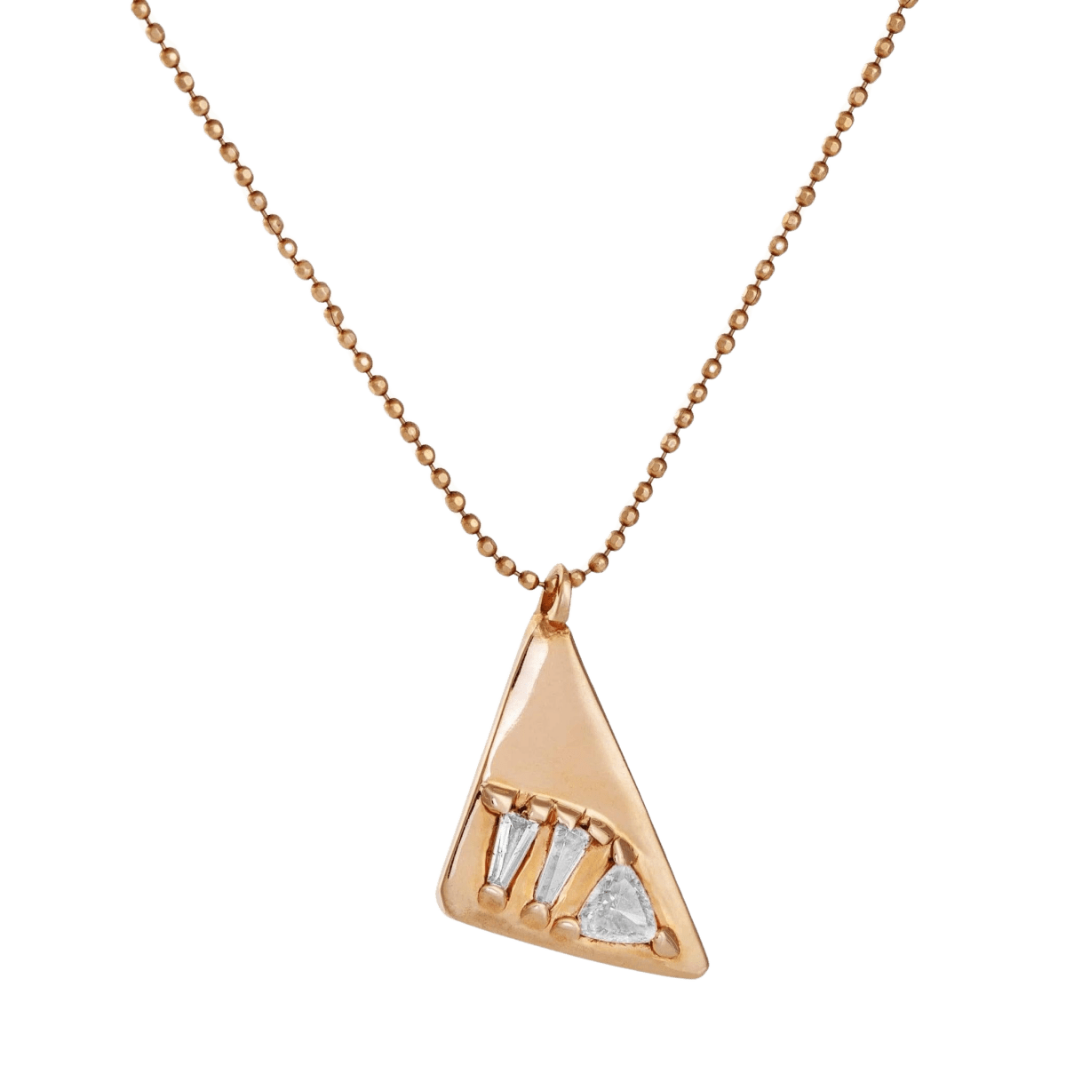 14k gold Necklace - Rise Necklace - Corvo Jewelry by Lily Raven