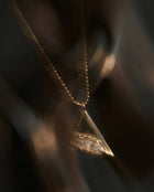 14k gold Necklace - Rise Necklace - Corvo Jewelry by Lily Raven