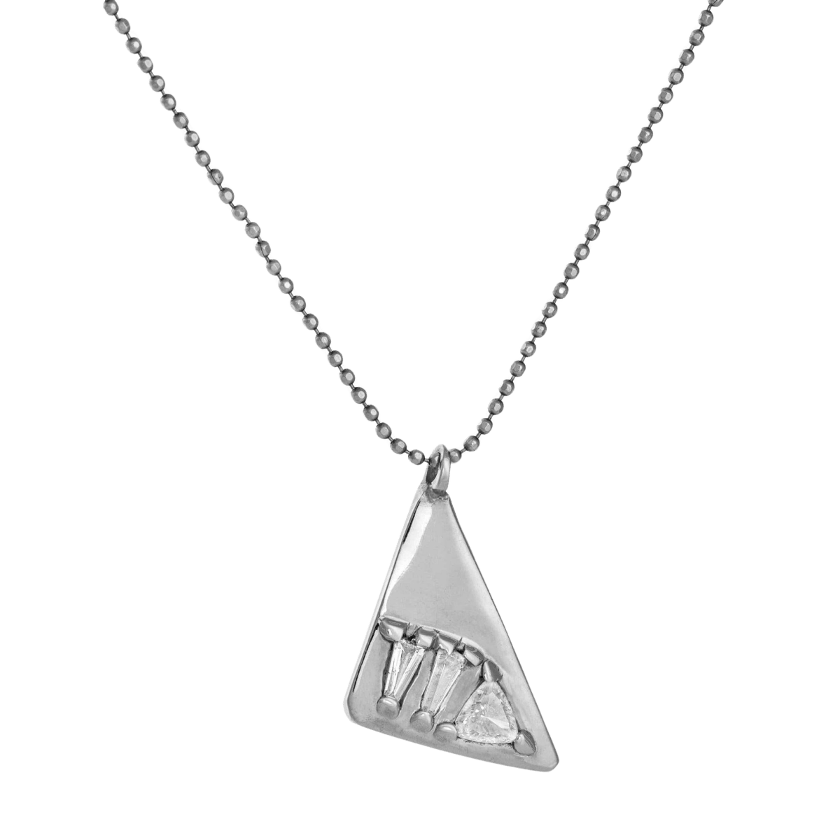 14k gold Necklace - Rise Necklace - Corvo Jewelry by Lily Raven