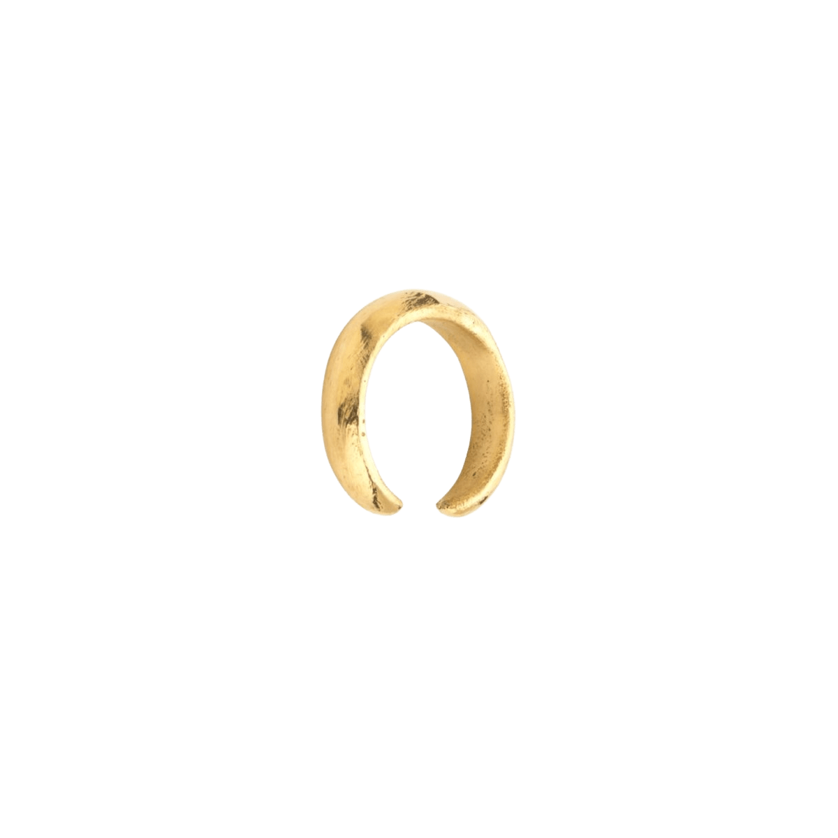 14k gold Earrings - Solid Gold Ear Cuff - Corvo Jewelry by Lily Raven