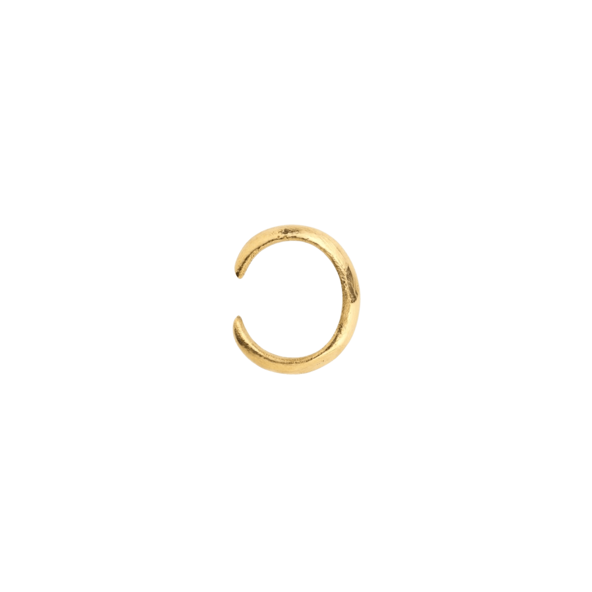 14k gold Earrings - Solid Gold Ear Cuff - Corvo Jewelry by Lily Raven