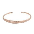 14k gold Bracelet - Stellar Diamond Cuff Bracelet - Corvo Jewelry by Lily Raven