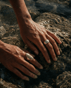 14k gold Rings - Tier Ring - Corvo Jewelry by Lily Raven