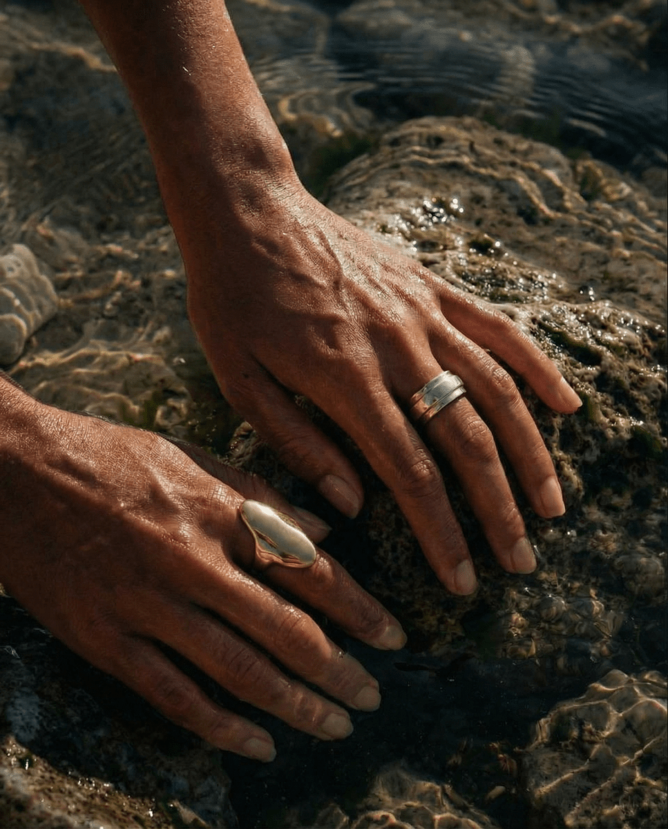 14k gold Rings - Tier Ring - Corvo Jewelry by Lily Raven