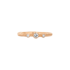 14k gold Rings - Timeless Diamond Stacking Ring - Corvo Jewelry by Lily Raven