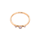 14k gold Rings - Timeless Diamond Stacking Ring - Corvo Jewelry by Lily Raven