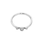14k gold Rings - Timeless Diamond Stacking Ring - Corvo Jewelry by Lily Raven