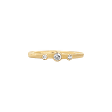 14k gold Rings - Timeless Diamond Stacking Ring - Corvo Jewelry by Lily Raven