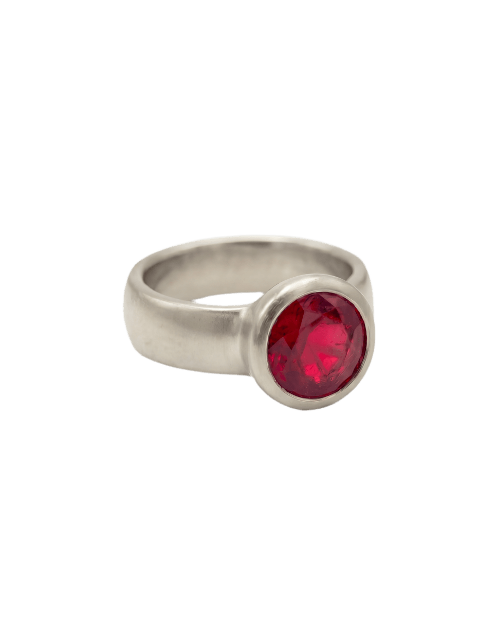 14k gold Rings - Totum Ruby Ring - Corvo Jewelry by Lily Raven