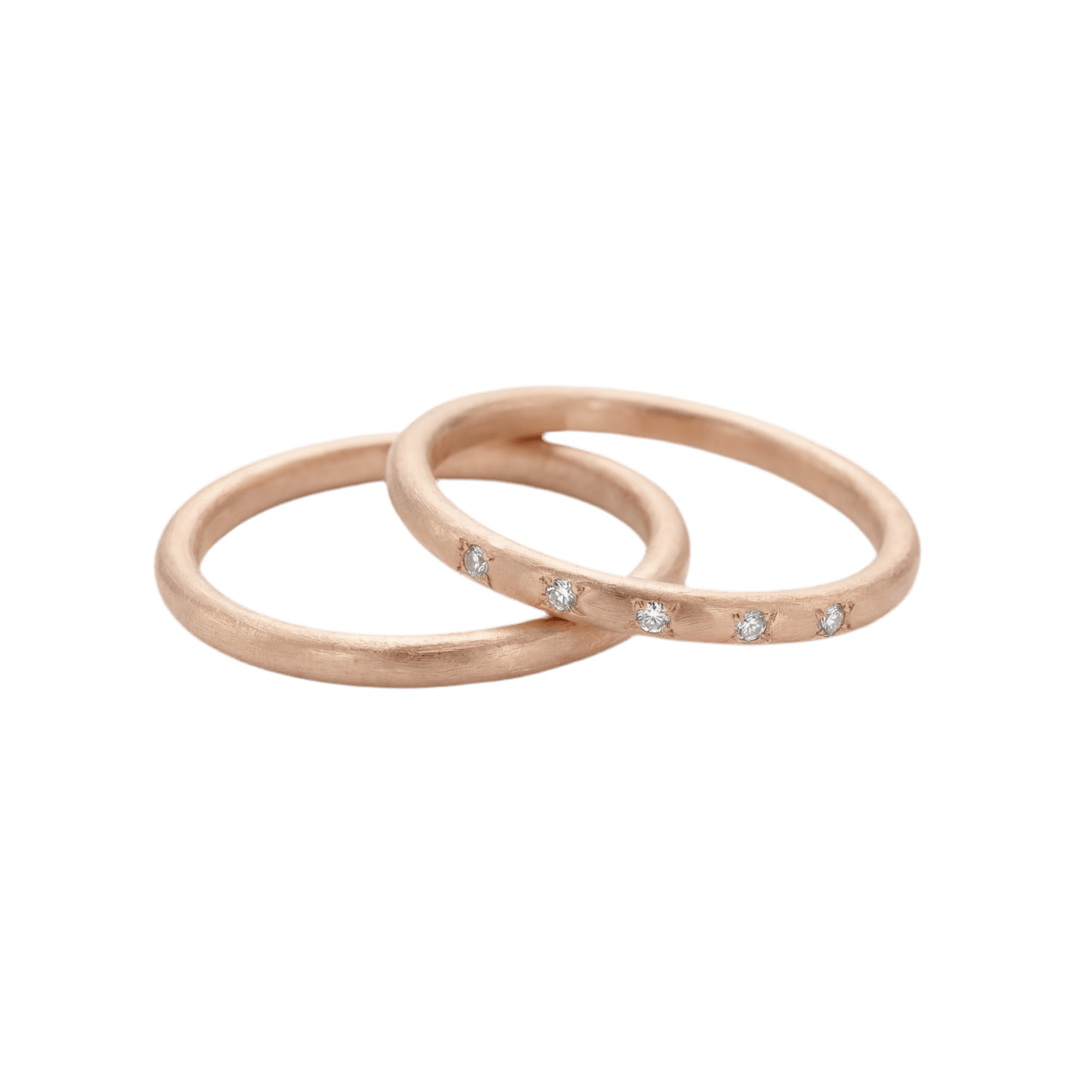 14k gold Rings - Trove Stacking Rings - Corvo Jewelry by Lily Raven