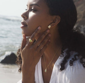 Corvus Diamond Earrings - Corvo Jewelry By Lily Raven - 14k Gold Jewelry