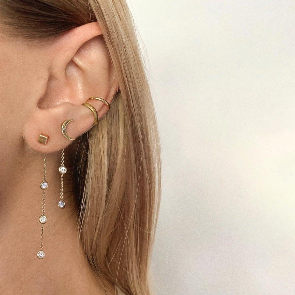 Dainty Gold Ear Cuff - Corvo Jewelry By Lily Raven - 14k Gold Jewelry