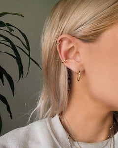 Dainty Gold Ear Cuff - Corvo Jewelry By Lily Raven - 14k Gold Jewelry