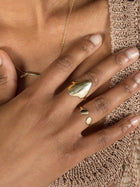 Dripping Gold Ring - Corvo Jewelry By Lily Raven - 14k Gold Jewelry