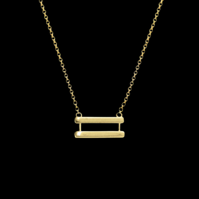 Equality Symbol Necklace - Corvo Jewelry By Lily Raven - 14k Gold Jewelry