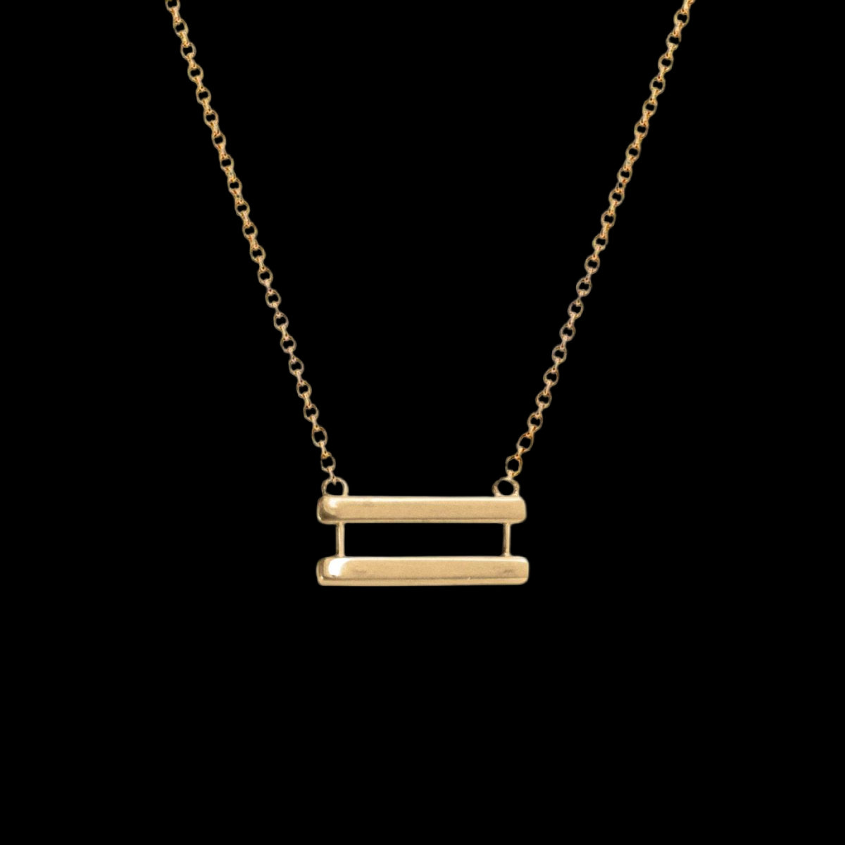 Equality Symbol Necklace - Corvo Jewelry By Lily Raven - 14k Gold Jewelry