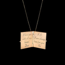 Love Letter Locket Necklace - Corvo Jewelry By Lily Raven - 14k Gold Jewelry